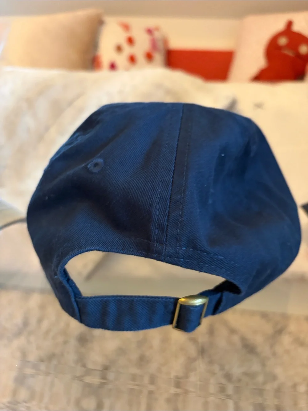 GRACIE abrams Embroidered Navy Baseball Cap